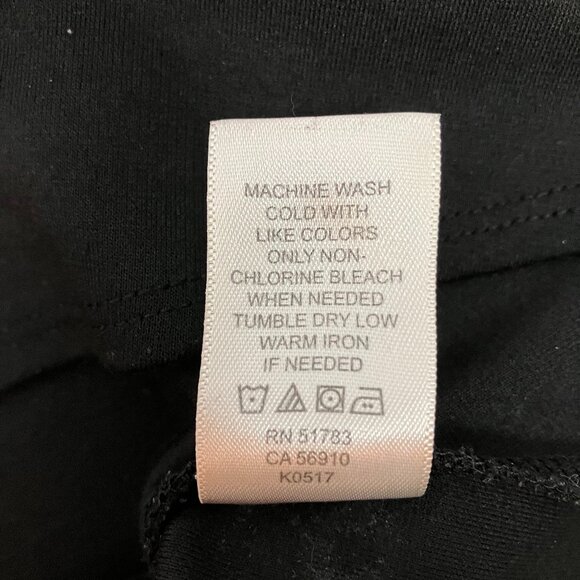 Maurices Womens Black Short Sleeve Fit and Flare Knee Length V Neck Dress Size S - Picture 4 of 5